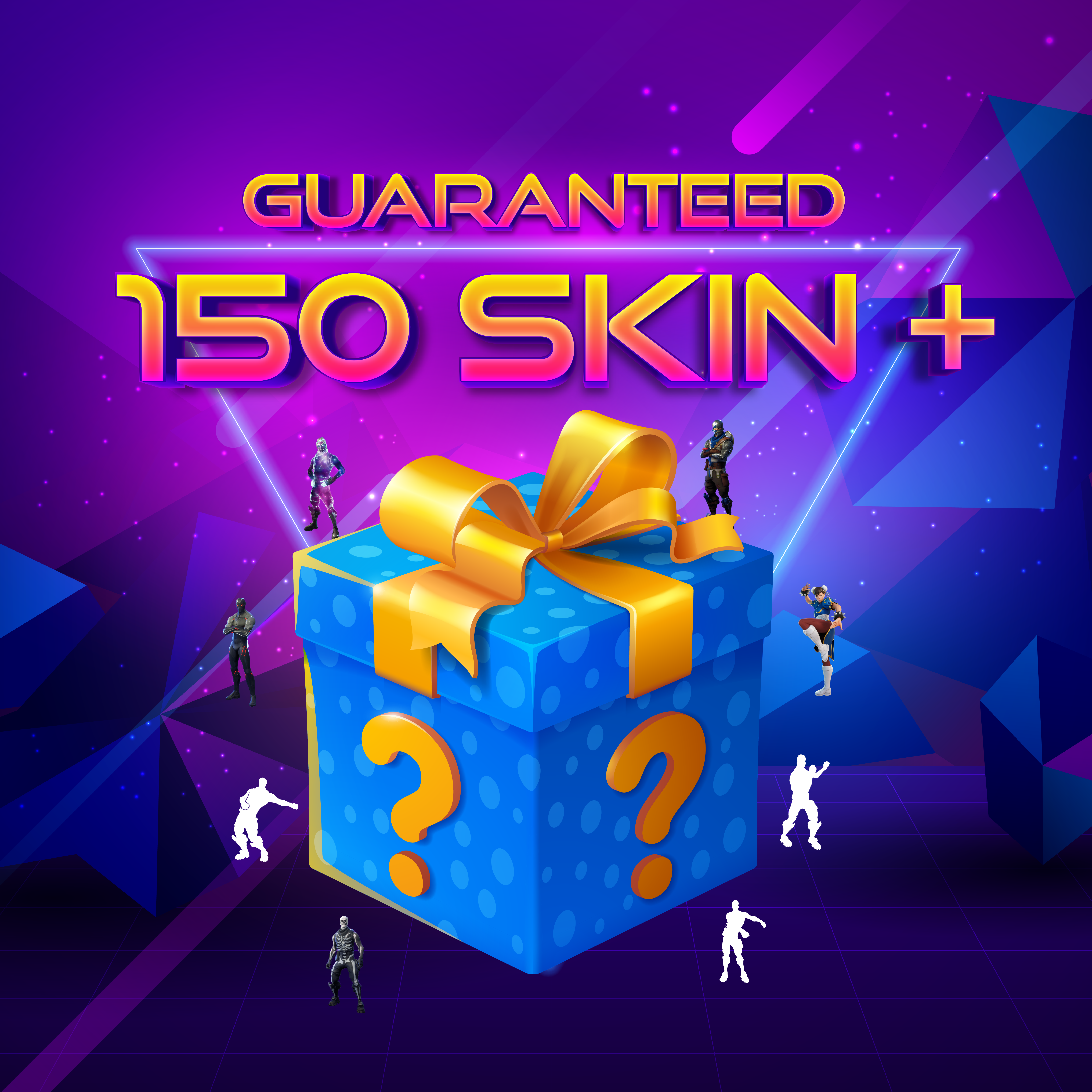 OG Rare Skins Pack | Guaranteed 150+ Skins